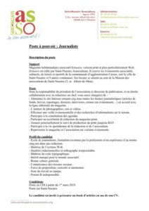 Journaliste – Club de la Presse Nantes Atlantique